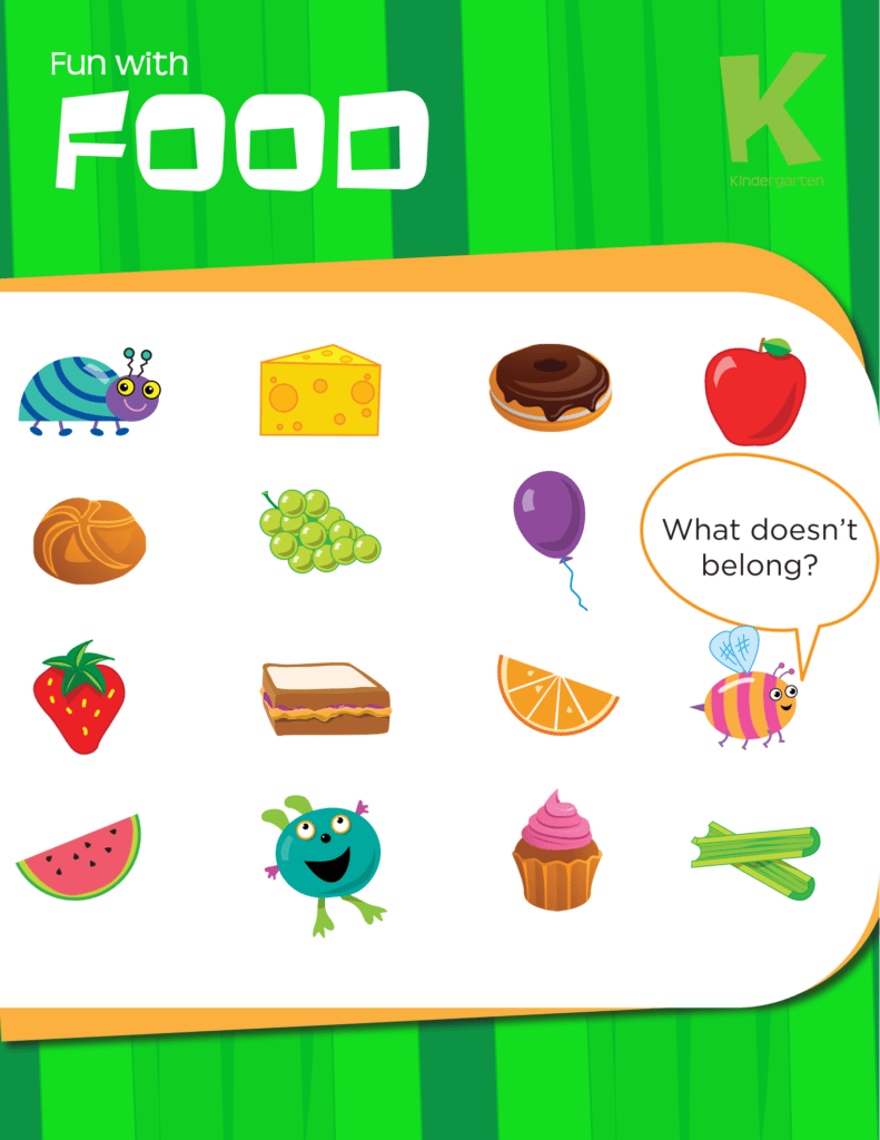 Rich Results on Google's SERP when searching for 'Fun With Food Kindergarten Workbook'