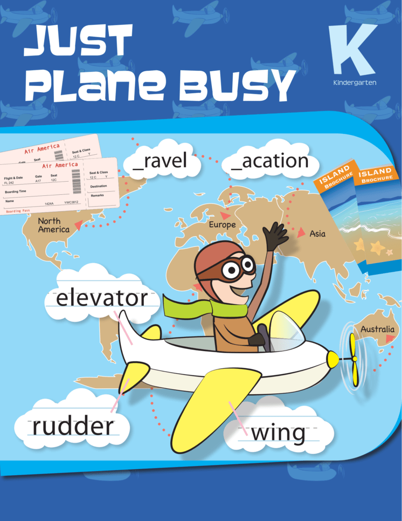 Rich Results on Google's SERP when searching for 'Just Plane Busy Kindergarten Workbook'