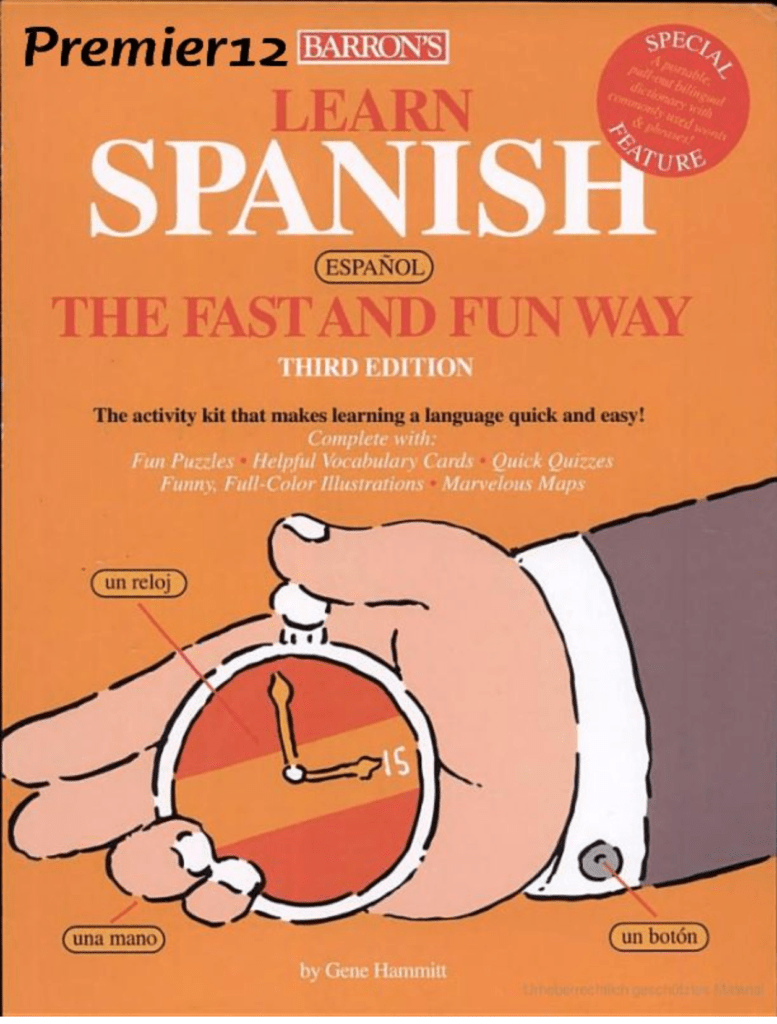 Rich Results on Google's SERP when searching for 'Learn Spanish The Fast And Fun Way Third Edition Book'