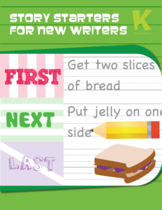 Rich Results on Google's SERP when searching for 'Story Starters For New Writers Kindergarten Workbook'